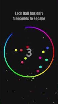 Each ball has only 4 seconds to ESCAPE!! #saisfying #hipnotic #asmr #vision #illusion #eyes #asmr