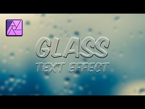 How to create Glass Text Effect in Affinity Photo