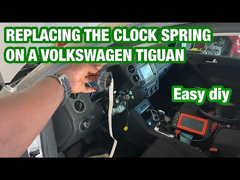 Replacing clock spring on a VW Tiguan easy diy