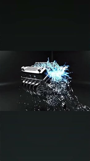 “The Evolution” of V8 machine from wireframe to reality. #cad #mechanicalengineering #v8