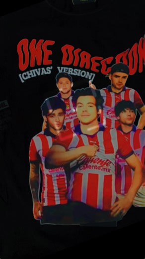 Playeras One Direction: Chivas Version