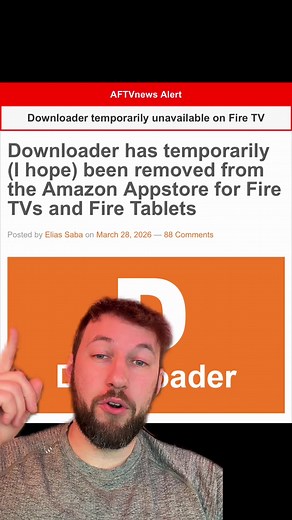 🔴 Downloader removed from Amazon App Store! Here is everything you need to know about the most recent removal of a very popular app downloader by AFTV news #aftvnews #firetv #fyp #downloader #foryoupage