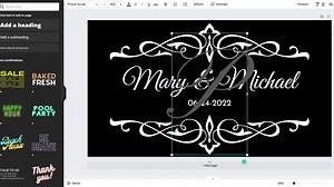 Custom Wedding Monogram Logo | Canva Template (digital Download) - Etsy UK