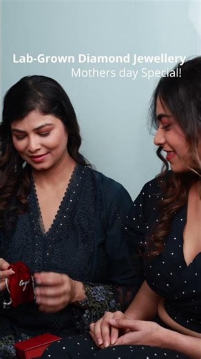 Lab Grown Diamond Necklace for Mom – Mothers Day | Guyal #labgrowndiamond #diamondjewelleryindia