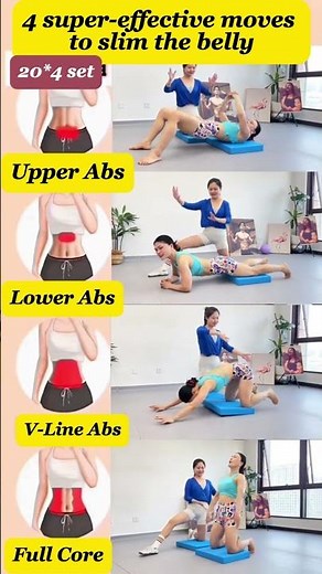 No Running, No Jumping—4 Moves That Target Belly Fat!#exercise #abs #sports