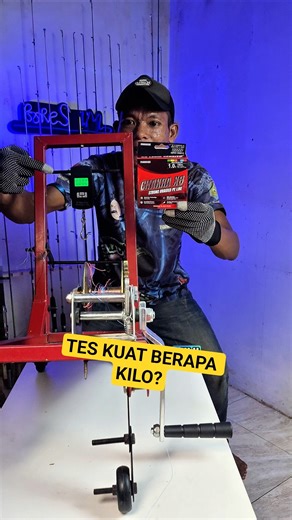 Tes kekuatan senar pe chakra x8 paradise #casting #fishing #mamcingliar #mancing #castingtoman