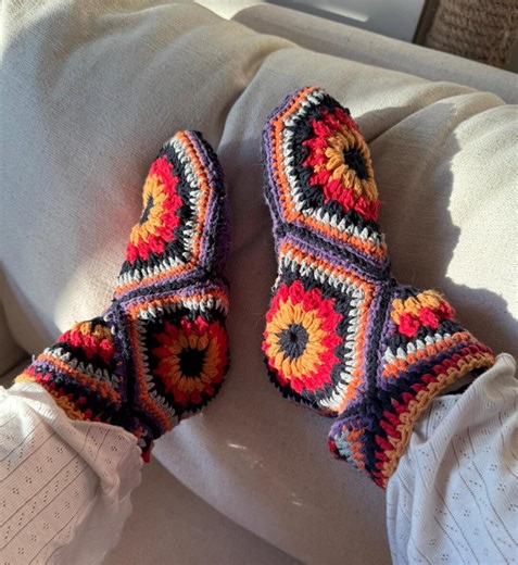 Crochet Slipper Pattern, Warm House Boots, Indoor Shoes, Easy Beginner Friendly Tutorial, Instant Download - Etsy