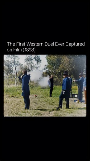 Raul Martinez Jr on Instagram: "1896 A Pistol Duel, one of the earliest motion pictures to depict a gunfight. Two men face off in silence, tension builds, a single shot echoes, and one falls. In less than a minute, the film captures raw emotion, conflict, and the birth of cinematic storytelling. Filmed in Mexico. From @thedispach #leadfromthefront #roguemethods #keepgoing #history #film #cinema #mexico #classicfilm #moviehistory #hollywood #western #duel"