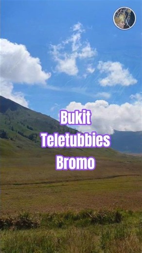 This Hill Is Located Inside Bromo Tengger Semeru National Park #shorts #teletubbieshill #bromo #e...