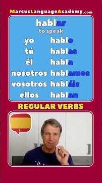 Master Spanish -AR Verbs: The BLUE Group! 🔵🇪🇸 #shorts #learnspanish