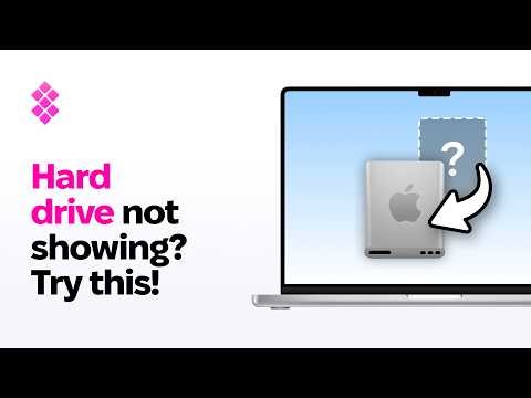 Fix External Hard Drive Not Showing Up on Mac (12 Quick Solutions)