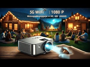 📽️ Lisowod Mini-Portable-Projector with 5G WiFi and Bluetooth 1080P | Outdoor Projector Review 📽️