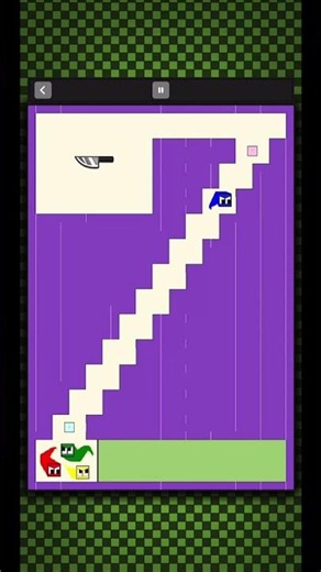 Survival Challenge: Avoid The Knife! 🧩 #games #squarerush #gaming