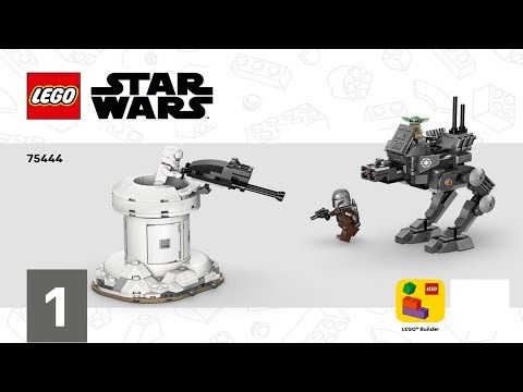 LEGO Instructions – Star Wars – 75444 - AT-RT Attack (All Book)