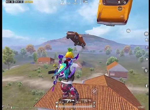 Driving a Realistic Car in PUBG Mobile Gameplay