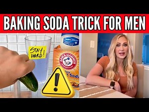 BAKING SODA HACK FOR MEN ✅ STEP BY STEP BAKING SODA TRICK FOR ED TIKTOK RECIPE - BAKING SODA TRICK
