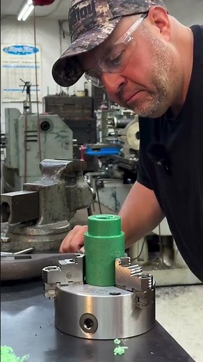 Abom79 Taps 1-1/4"-5 ACME in UHMW with the FlexArm GHM-60 | Power + Precision