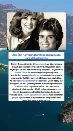 Donny Osmond Gercek Ask Hikayesi...