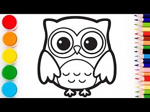 How to draw an owl | step by step