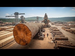 Inside America’s Most Advanced Hardwood Sawmill | Millions of Board Feet Turned Into Perfect Lumber