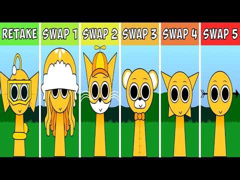 Incredibox Sprunki ALL Retake SWAPPED Characters