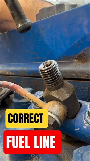 Correct Fuel line.#diesel #fuel #shortsfeed #shorts #mechanical #hack #engine #automobile #ytshorts