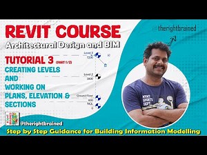 Revit Tutorial for Beginners | Part 3 A: Creating Levels, Plans, Elevations & Sections in Revit 2025