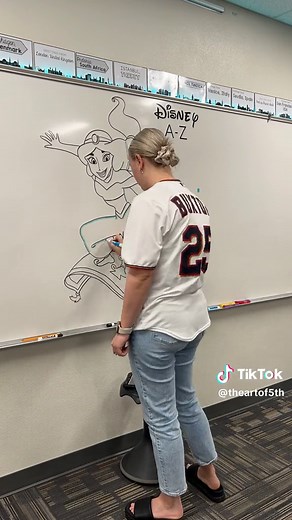 A-Z Disney Countdown: Jasmine Princess Sketch