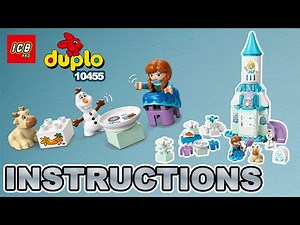 LEGO DUPLO 10455 Anna & Elsa's Frozen Castle Party – 4K Build Instructions Slideshow