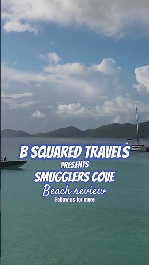 Smugglers Cove Beach | British Virgin Islands | Beach Review | Drone Video #beach #waves #travel