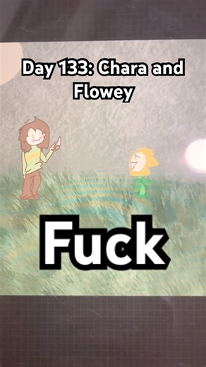 Day 133 of #ddoud :Chara and Flowey #art #fanart #deltarune #undertale #tobyfox #fypシ