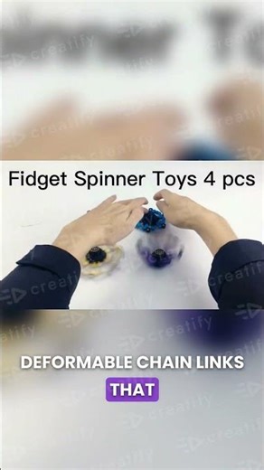 Transformable Fidget Spinner Toy 🤯 4-in-1 Stress Relief Gadget You NEED!
