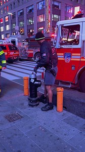 111K views · 2.5K reactions | Times Square firefighters are fighting the fire.六‍璘 | New York Times Square | Facebook