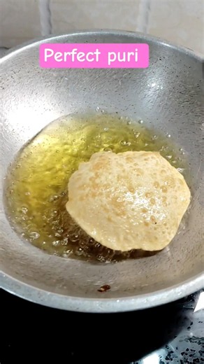 Perfect fuli fuli puri kese banaye 🍀#puri#myperfectcooking#oilyfood#howtomakepuri#food
