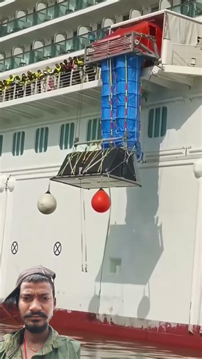 An Emergency Slide Like You've Never Seen Before #cruise#evacuations#ship#titanic#marine