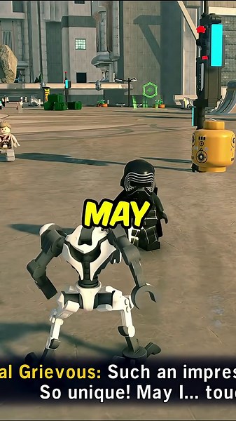 What happens if Grievous sees Kylo Ren’s lightsaber in LEGO Star Wars: The Skywalker Saga?
