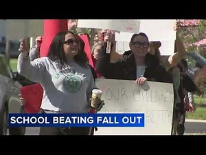 School attack fall out: Protest held outside superintendent's office after student beaten with cup