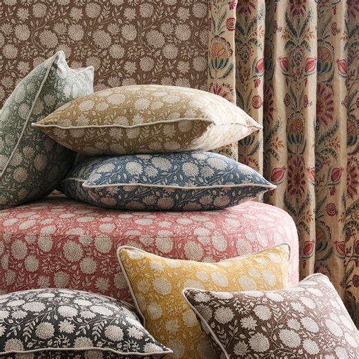 Fabricut London | Floral designs take centre stage in Stroheim’s Colour IV collection. From delicate small-scale prints to Indienne Crewel embroideries,... | Instagram