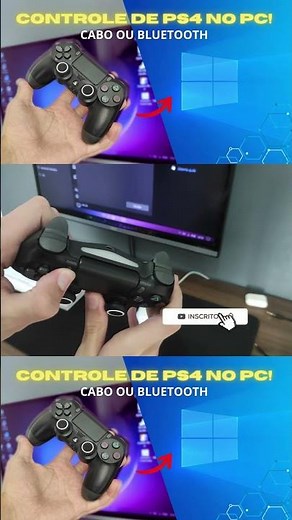 How to PLAY With PS4 CONTROLLER on PC!!!! - Part 01 - Watch until the end!
