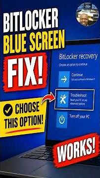 How to Fix Windows 11 Blue Screen “Choose an Option” BSOD? #shorts #windows #bluescreen #BitLocker