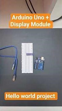 Arduino Uno + Display Module #codencode #programming #coding #arduino