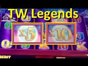 *BIG WIN!!* Timber Wolf Legends Slot Machine Bonus! Part 1 ~ Aristocrat (TimberWolf Legends Slot)