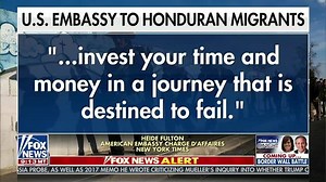 NEW TONIGHT: @Trace Gallagher brings us the latest on the newest #caravan coming out of Honduras. | Fox News at Night