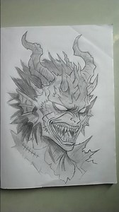 I Drew This Sea monster 🔥😱 | Pencil Drawing #Dragon #Drawing #AnimeArt #PencilArt #Shorts #YTShorts