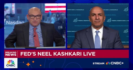 Watch CNBC's full interview with Minneapolis Fed President Neel Kashkari