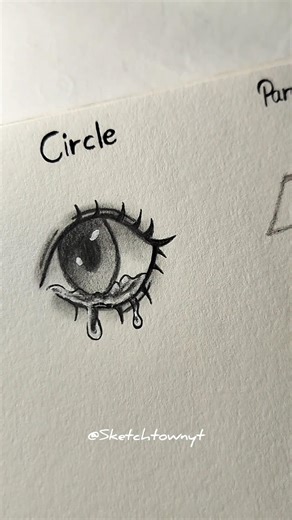 How to draw eyes using shapes ✨#tutorials #howtodraw #sketch #shorts