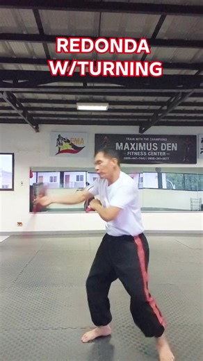 REDONDA WITH TURNING #arnis #filipinomartialarts #Lakan #redonda #turning #exercise #basic | Ronel Alcaraz