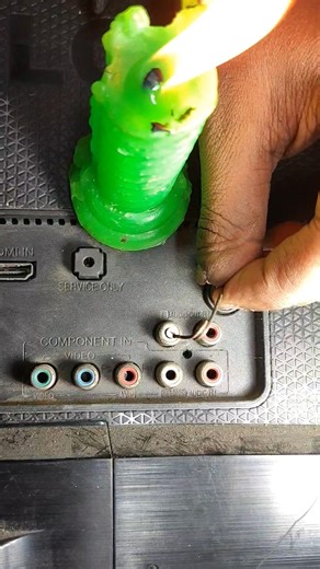 An easy way to retrieve a broken audio–video jack left inside