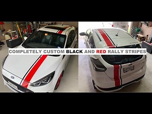 DIY Custom Racing Rally Stripes