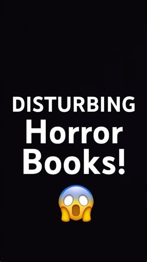 DISTURBING Horror Books! 😱 #bookrecommendations #horrorbooks